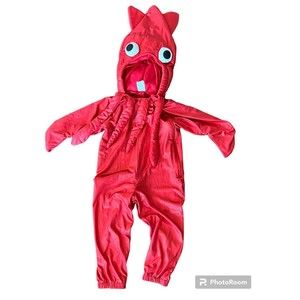 RED‎ SQUID COSTUME 2-3T TODDLER padded head child outfit kids